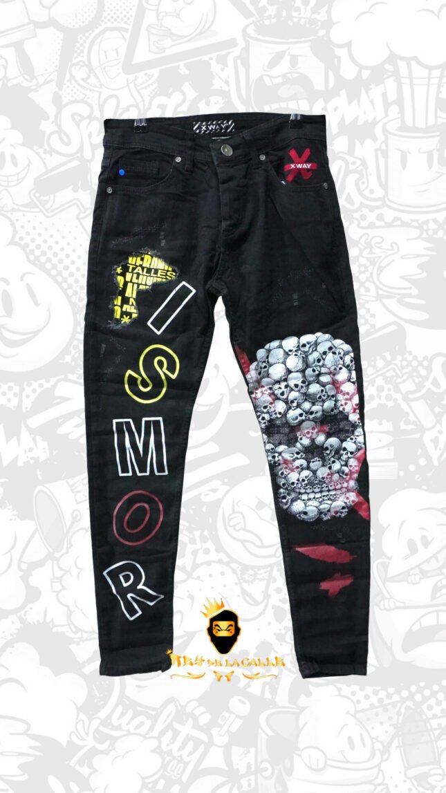 Vaquero Negro Calavera Ismor