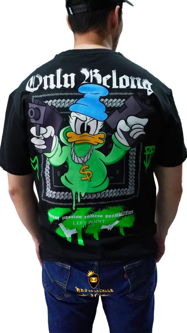 Camiseta Left Point Negra Only Belong