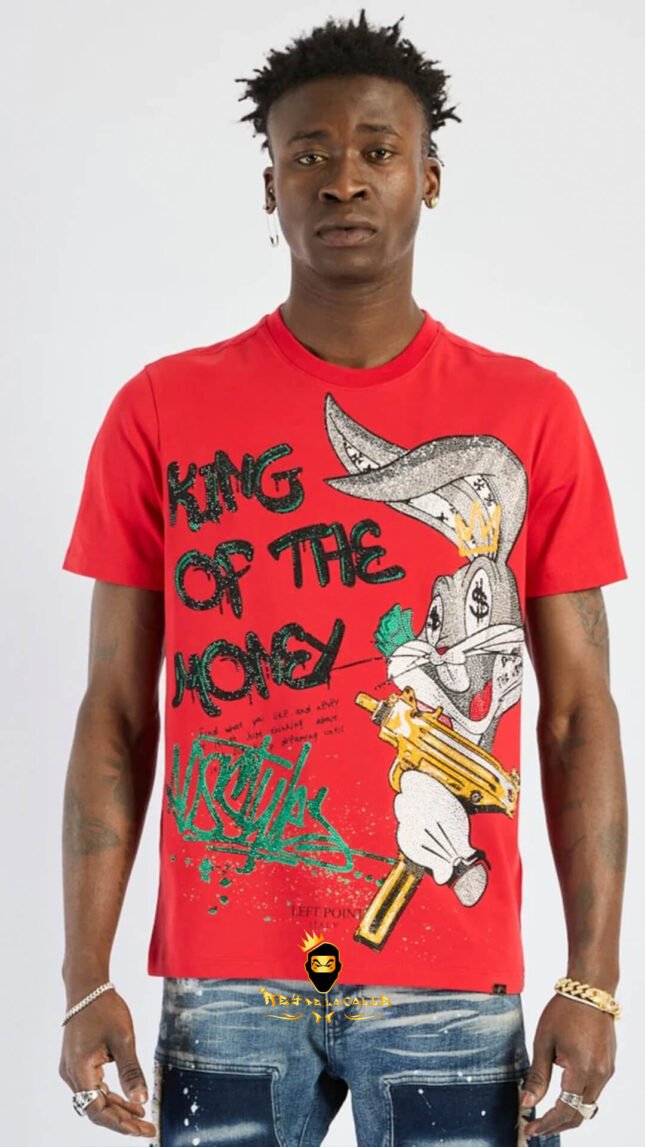 Camiseta Left Point Roja King Of The Money